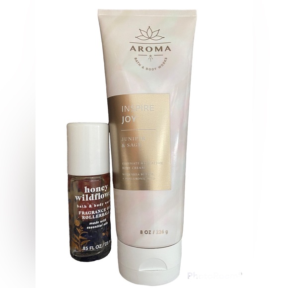 Bath and bodywork’s- aroma body cream & fragrance rollerball - Picture 1 of 8